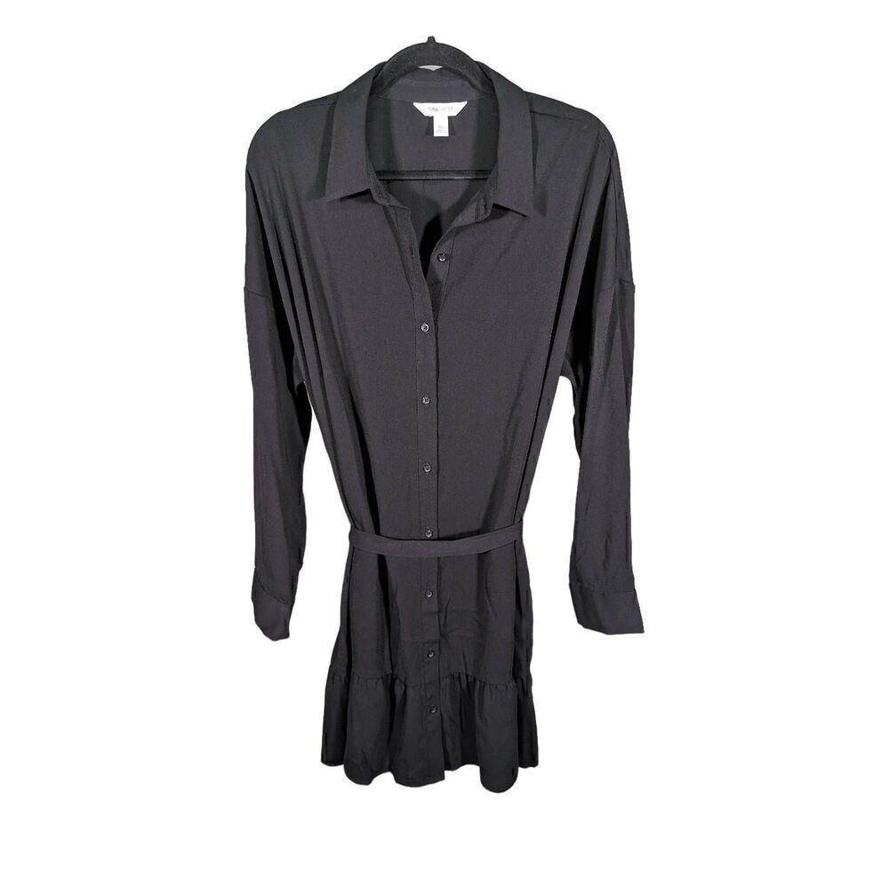 Nine West Dolman Sleeve Ruffle Dress Women's Size XL